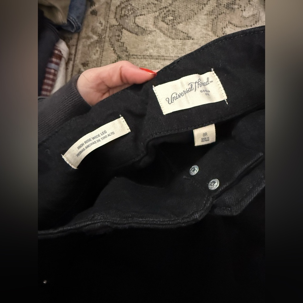Universal Thread Black Denim Jeans - Picture 2 of 2